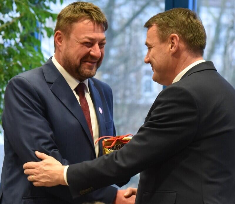 Daniel David s hejtmanem Martinem Půtou, foto: LK